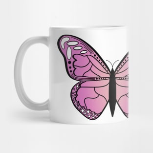 Pink Butterfly Mug